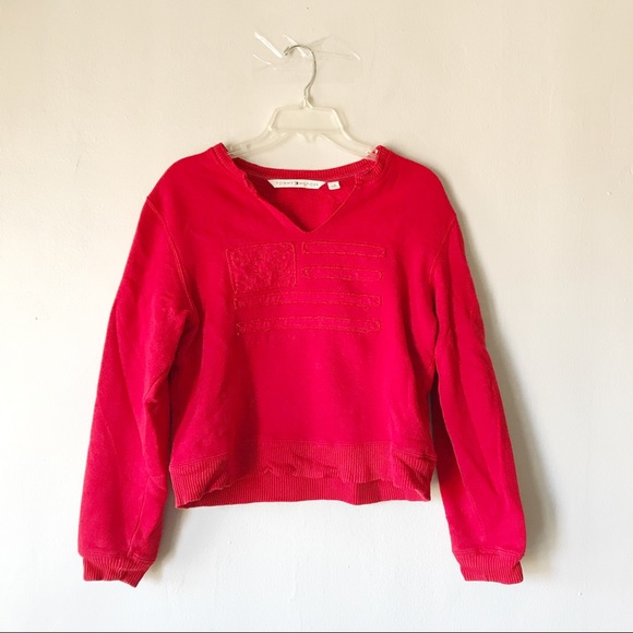 Tommy Hilfiger Tops - Tommy Hilfiger American Flag Sweater